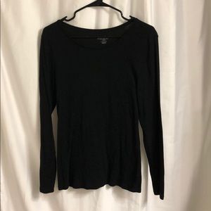 Old navy black long sleeve tee large